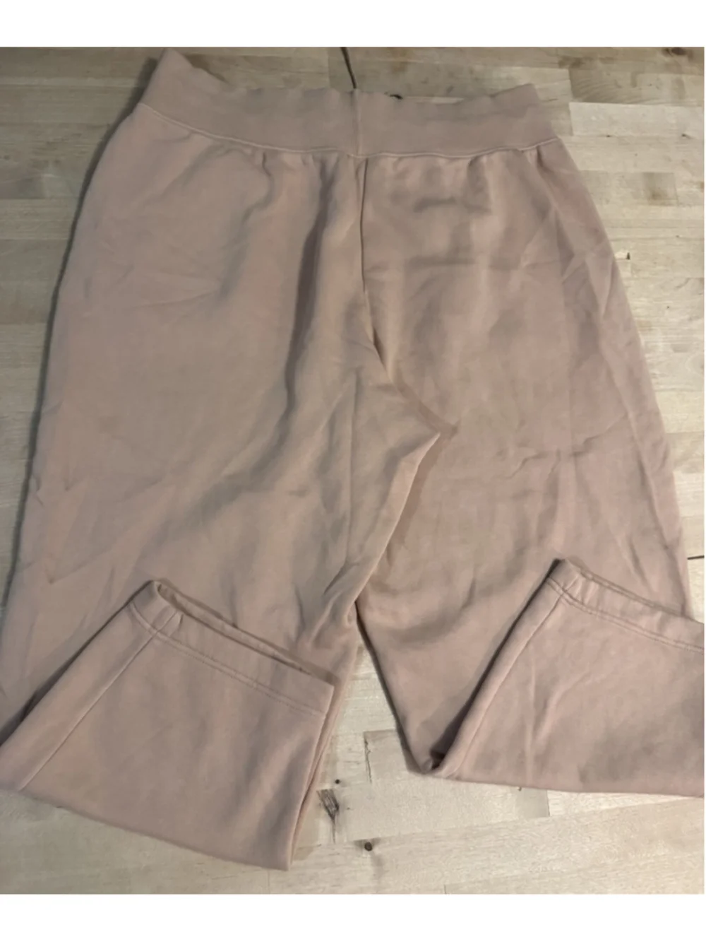 Nike Fleece High-Waisted Joggers Womens Sz XL Tan Ankle Sweatpant